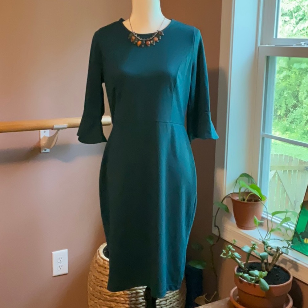 Old Navy peacock green dress M